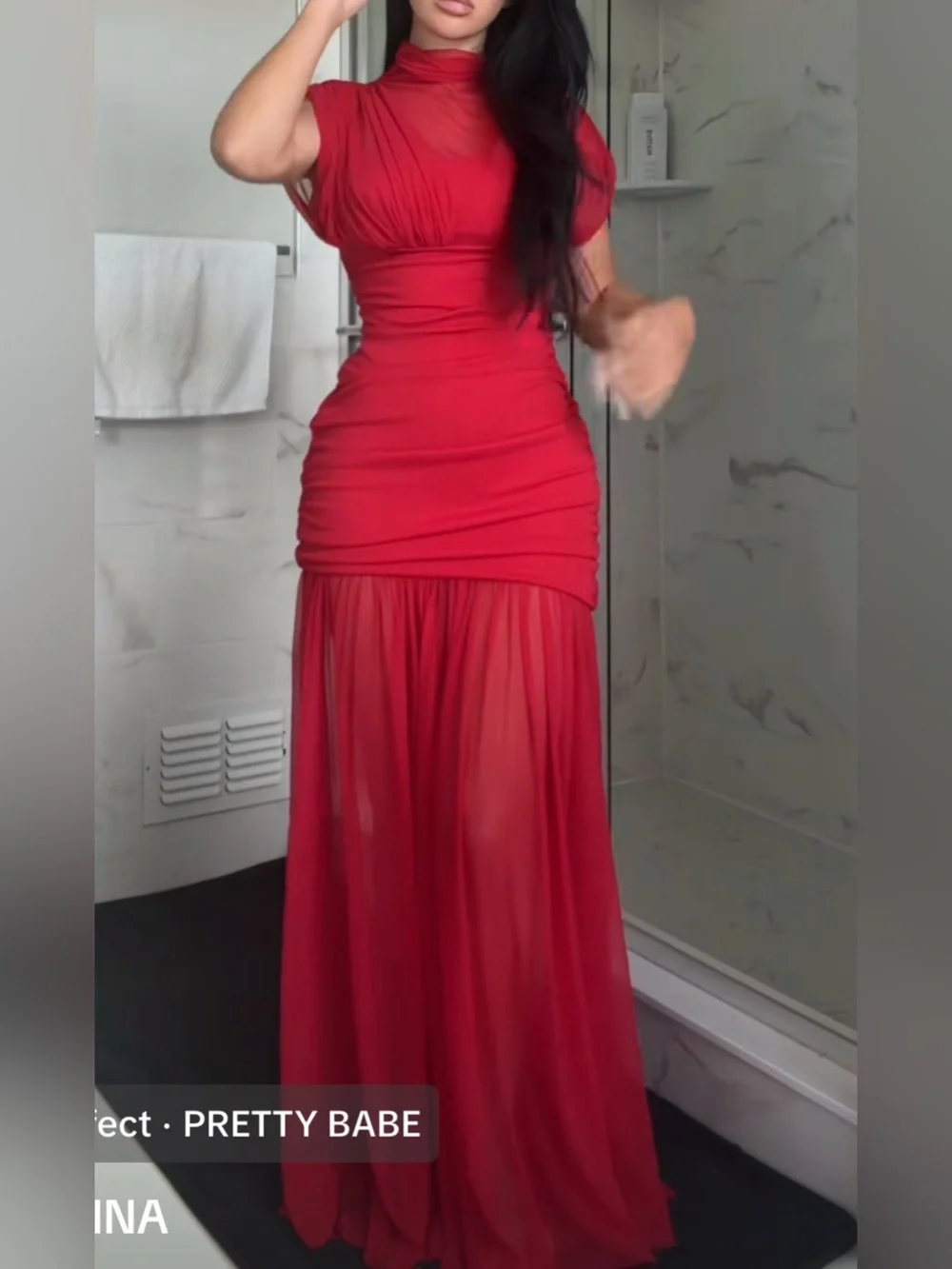 Zara Vibrant Red Dress